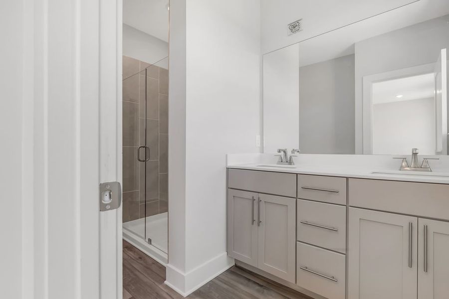 Furnished interior view inside a new home in Echo Park, Suwanee (Image 15).