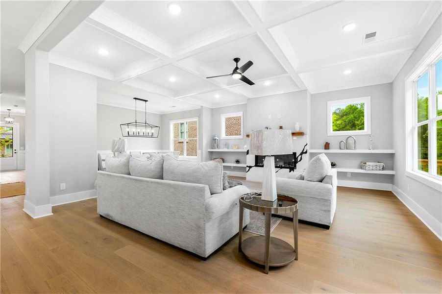 Furnished interior view inside a new home in , Brookhaven (Image 15).