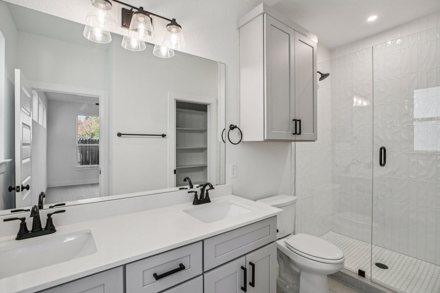 Furnished interior view inside a new home in Koenig Townhomes, Austin (Image 9).