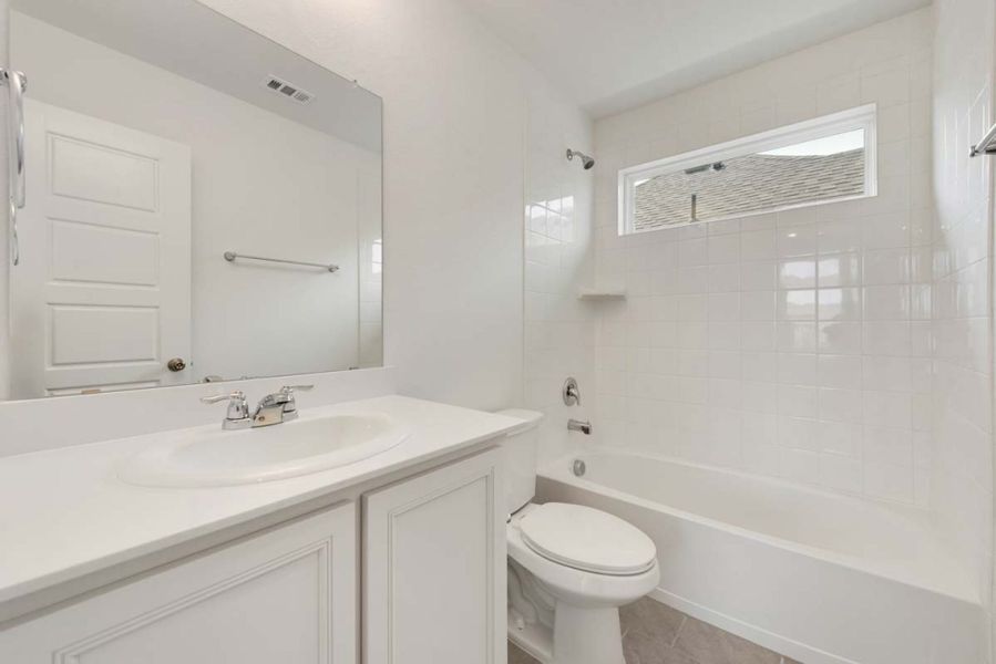 Representative furnished interior of a home built from the Wisteria by Pacesetter Homes in Elevon, Lavon (Image 15).