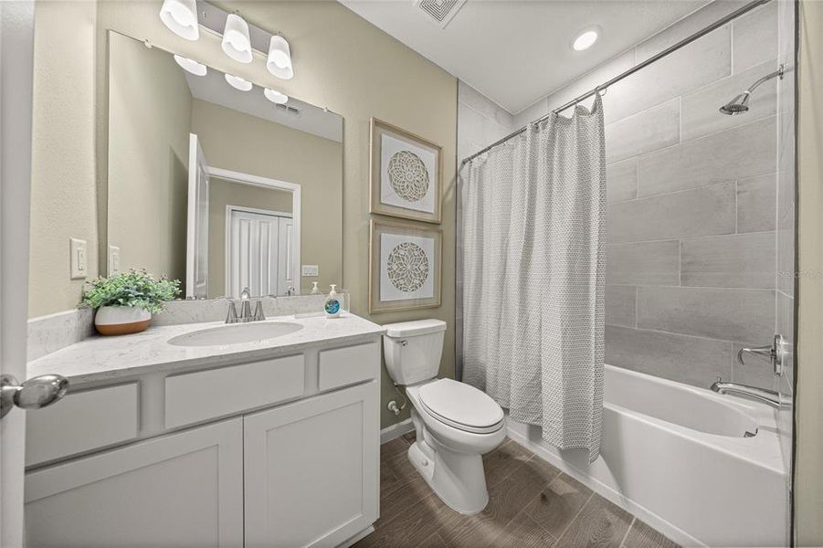 Furnished interior view inside a new home in Trailhead Landing: Trailhead Landing 60s, Alachua (Image 24).