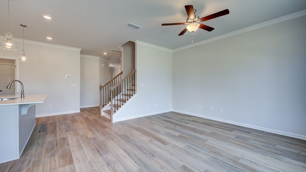 Spacious, unfurnished interior of a new home in Langley Overlook, Loganville (Image 20).