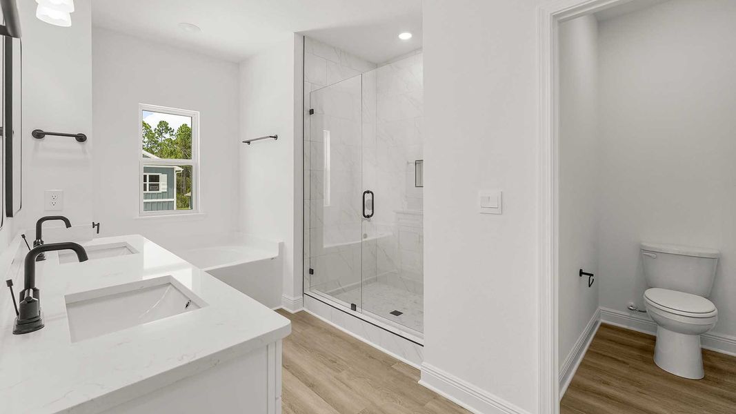Furnished interior view inside a new home in Nellie Preserve, Santa Rosa Beach (Image 13).
