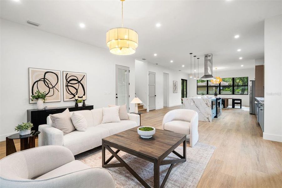 Furnished interior view inside a new home in , Tampa (Image 11).