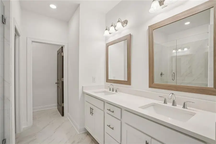 Furnished interior view inside a new home in Palisades Townhomes, Cumming (Image 5).