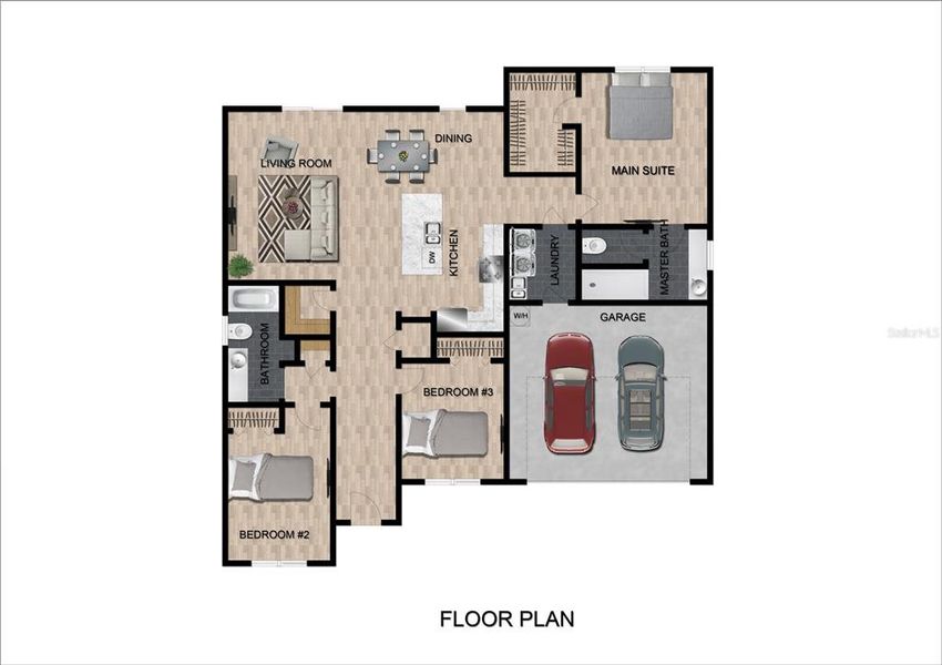 2D Rendering of Floor Plan..Some modifications have been made to improve functionality.