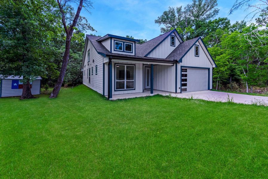 Surrounded by a reserve on the right and back of the property