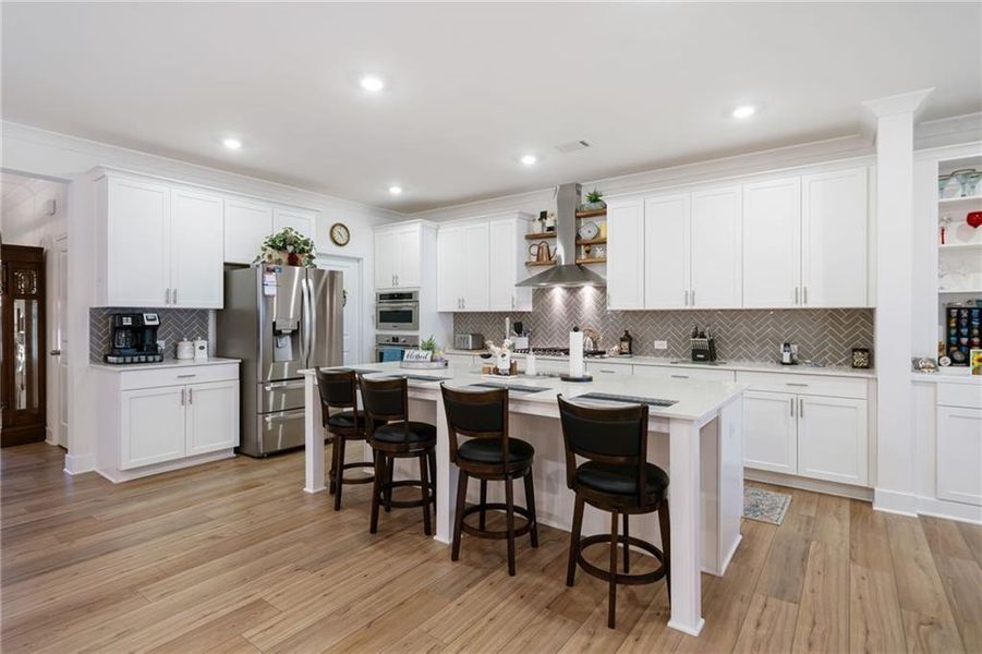 Furnished interior view inside a new home in Hickory Bluffs, Canton (Image 13).