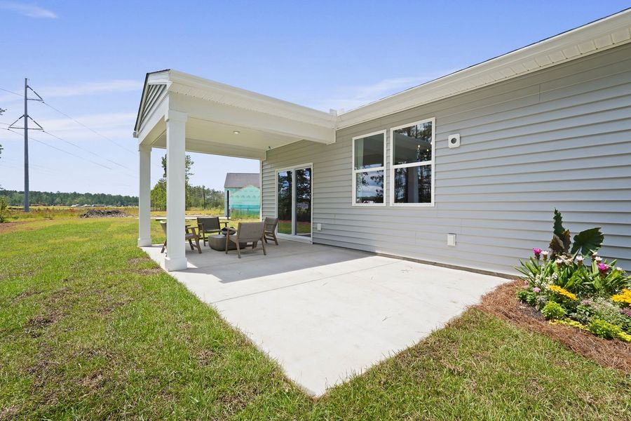 Rear Patio
