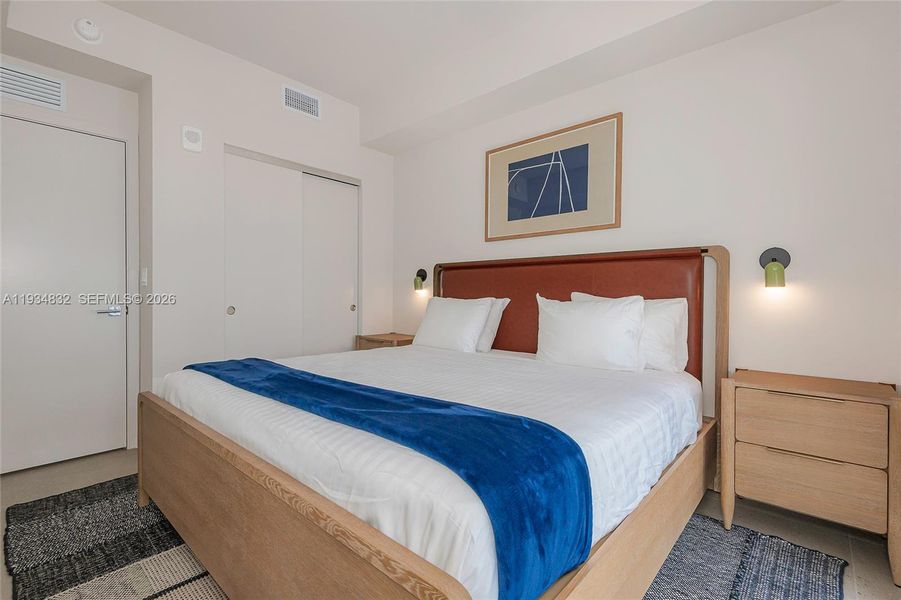 Furnished interior view inside a new home in , Miami (Image 10).