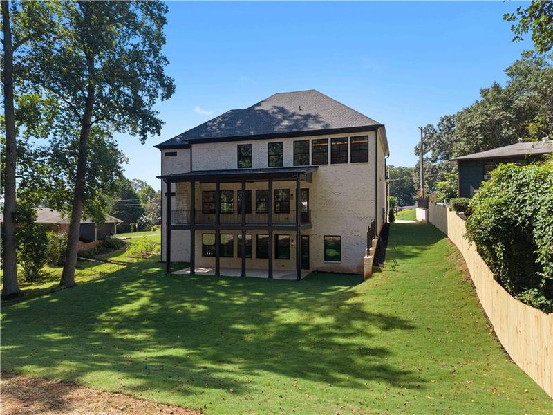 Exterior details and patio area of a home in , Buford (Image 32).