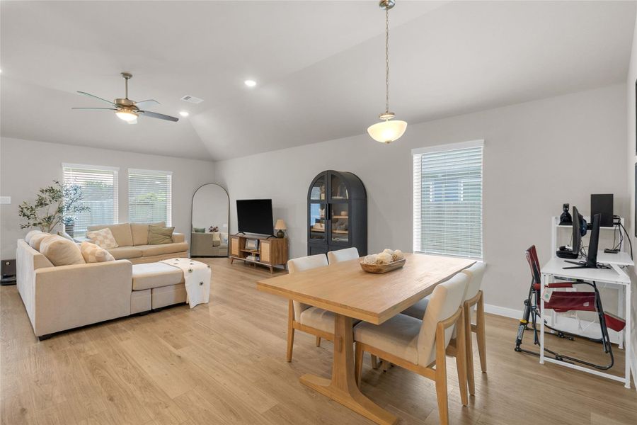 Furnished interior view inside a new home in Mustang Crossing, Alvin (Image 18).
