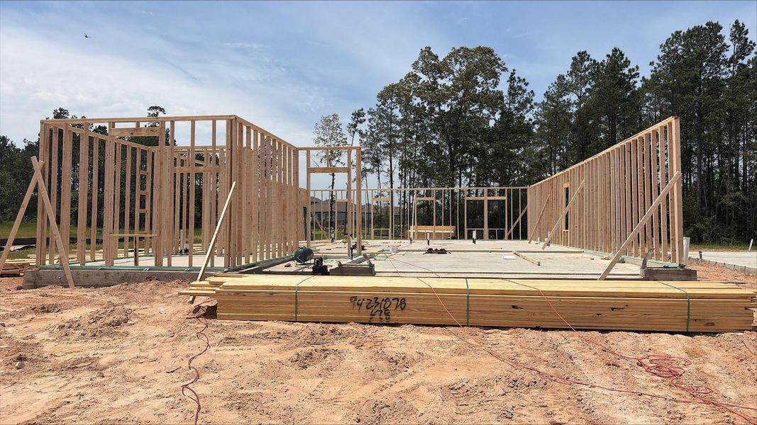 In-progress construction of a new home in Magnolia Springs, Montgomery, TX (Image 19). In-progress construction of a new home in Magnolia Springs, Montgomery, TX (Image 19).