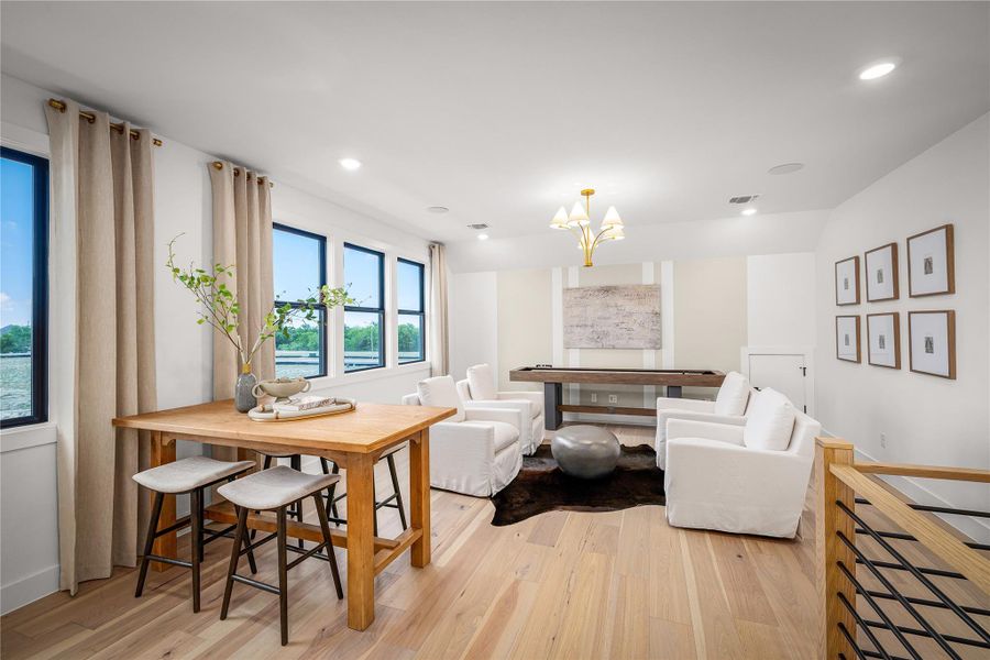 Furnished interior view inside a new home in Kuempel Estates, Pflugerville (Image 15).