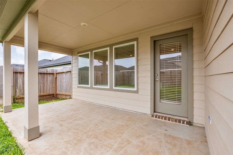 Exterior details and patio area of a home in , Fulshear (Image 3). Exterior details and patio area of a home in , Fulshear (Image 3).