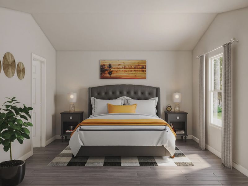 Furnished interior view inside a new home in Summit Place, Eden (Image 4).