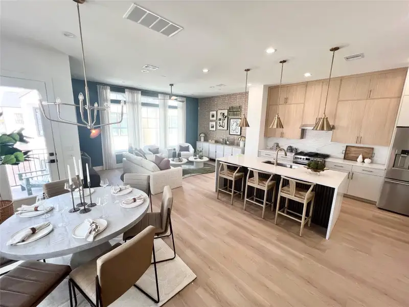 Furnished interior view inside a new home in Thornton Oaks, Houston (Image 35).
