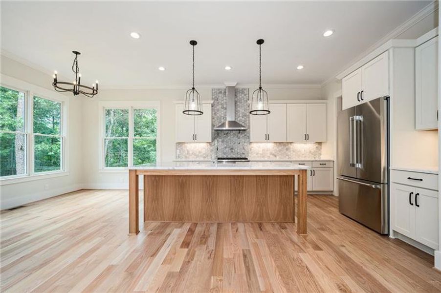 Furnished interior view inside a new home in , Monroe (Image 13).