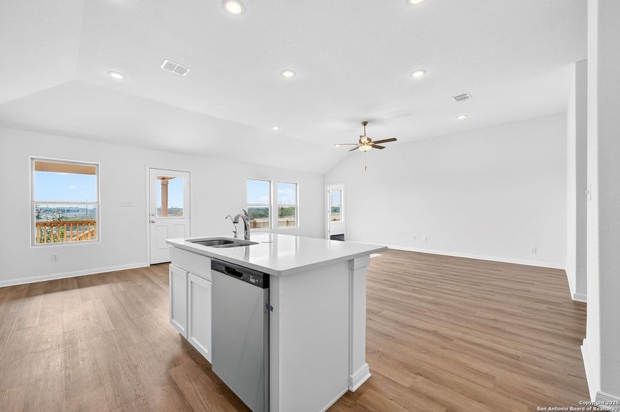 Furnished interior view inside a new home in Paloma Park, Converse (Image 12).