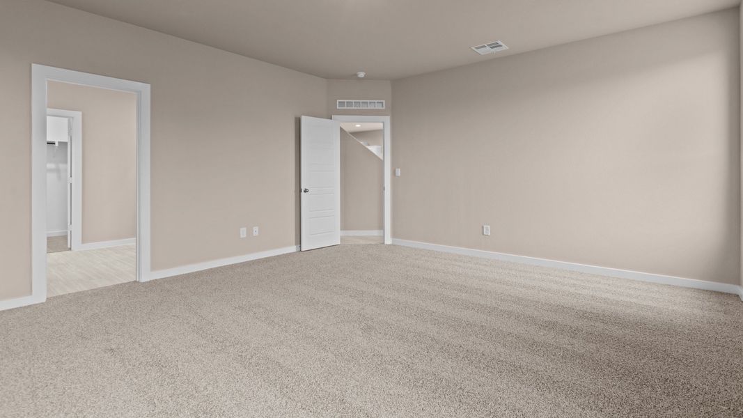 Representative unfurnished interior of a home built from the Shelby by D.R. Horton in Legacy South, Midland (Image 13).