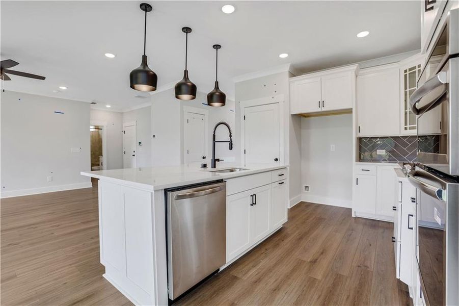 Furnished interior view inside a new home in , Loganville (Image 15).