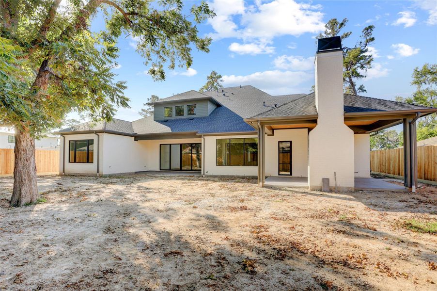 The large lot has plenty of room for play or adding a pool. The large lot has plenty of room for play or adding a pool.