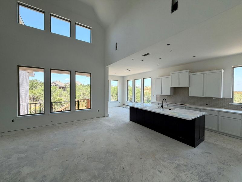 From Family Room to Open Concept Kitchen