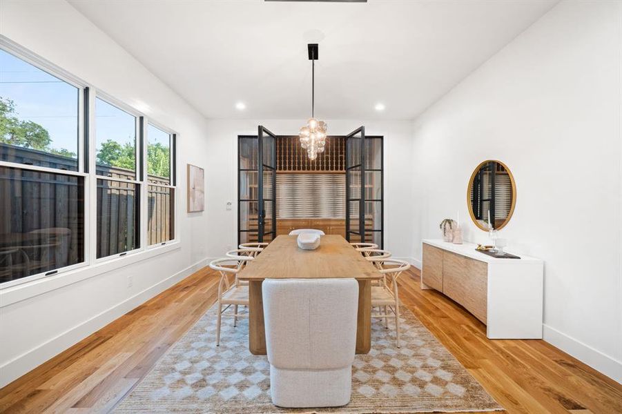 Furnished interior view inside a new home in , Dallas (Image 9).
