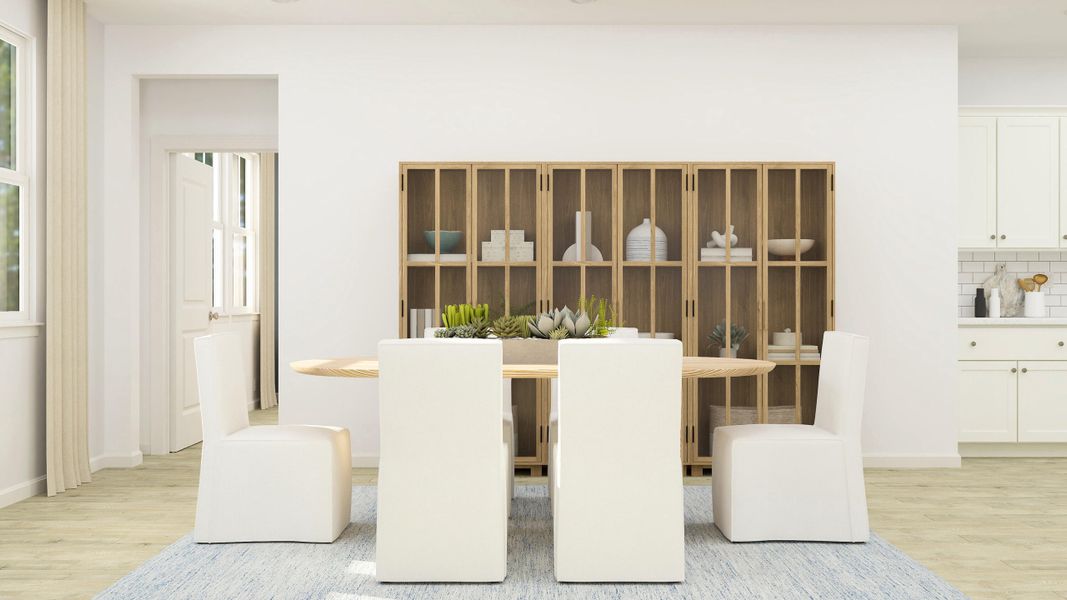 Furnished interior view inside a new home in Horizons at Carnes Crossroads | 55+: Legends Collection, Summerville (Image 14).