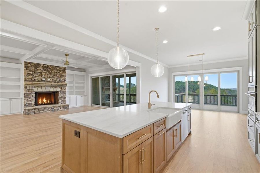 Furnished interior view inside a new home in , Gainesville (Image 13).