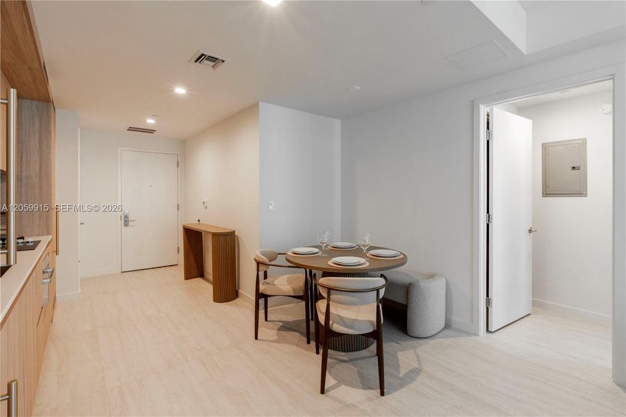Furnished interior view inside a new home in , Miami (Image 12).