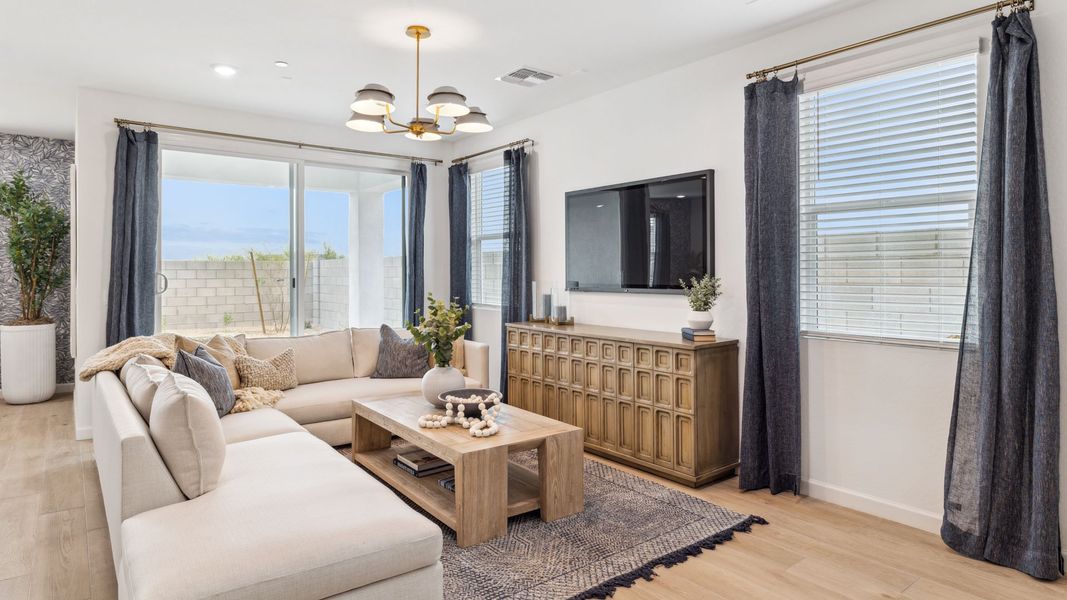 Furnished interior view inside a new home in Avance, Phoenix (Image 12). Furnished interior view inside a new home in Avance, Phoenix (Image 12).