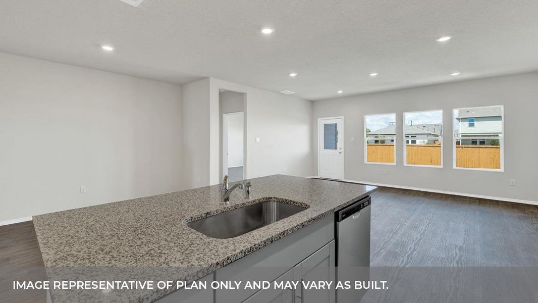 Furnished interior view inside a new home in Paramount, Kyle (Image 4).