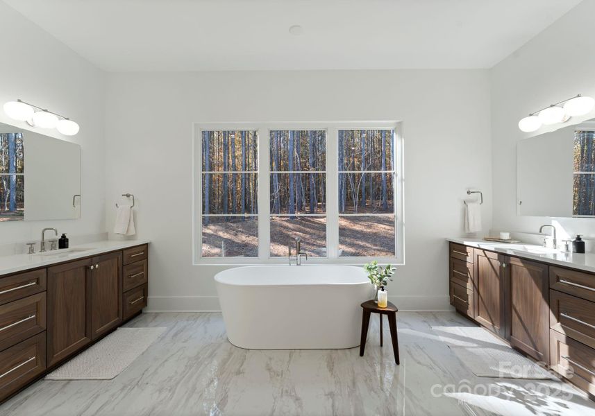 Furnished interior view inside a new home in , Denver (Image 33).