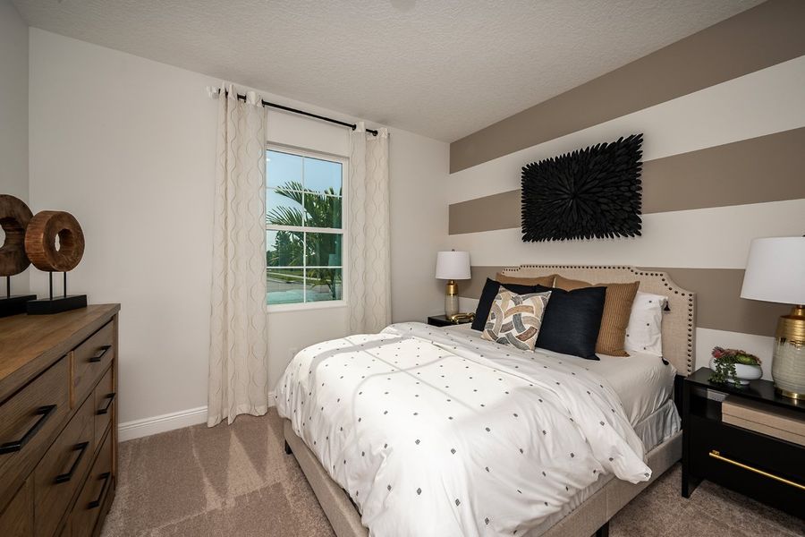 Representative furnished interior of a home built from the Coquina by Casa Fresca Homes in Mirada, San Antonio (Image 22).