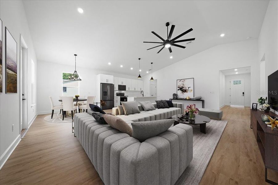 Furnished interior view inside a new home in , Spring Hill (Image 35).