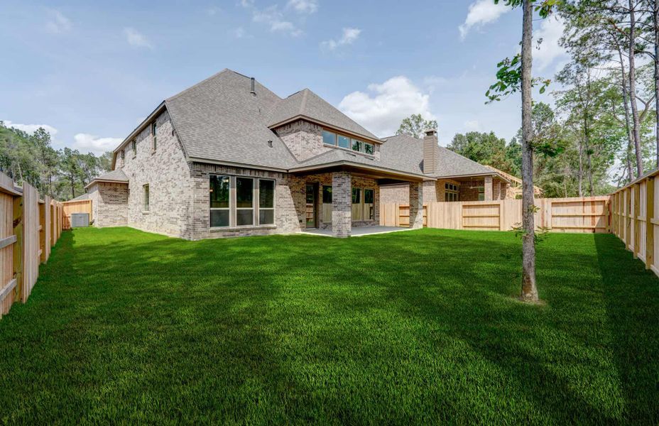 Representative exterior details of a home built from the 2924 by Ravenna Homes in The Highlands 55′, Porter (Image 22). Representative exterior details of a home built from the 2924 by Ravenna Homes in The Highlands 55′, Porter (Image 22).