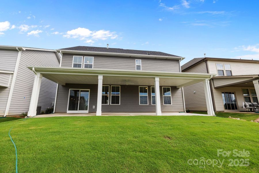 Front exterior of a new home in Lakeside Glen, York, SC, highlighting curb appeal (Image 24).