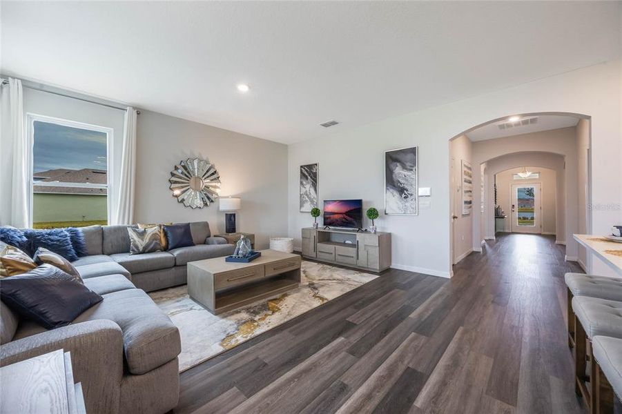 Furnished interior view inside a new home in Kindred, Kissimmee (Image 23).