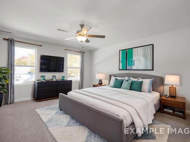 Furnished interior view inside a new home in Gregory Village, Lillington (Image 6).