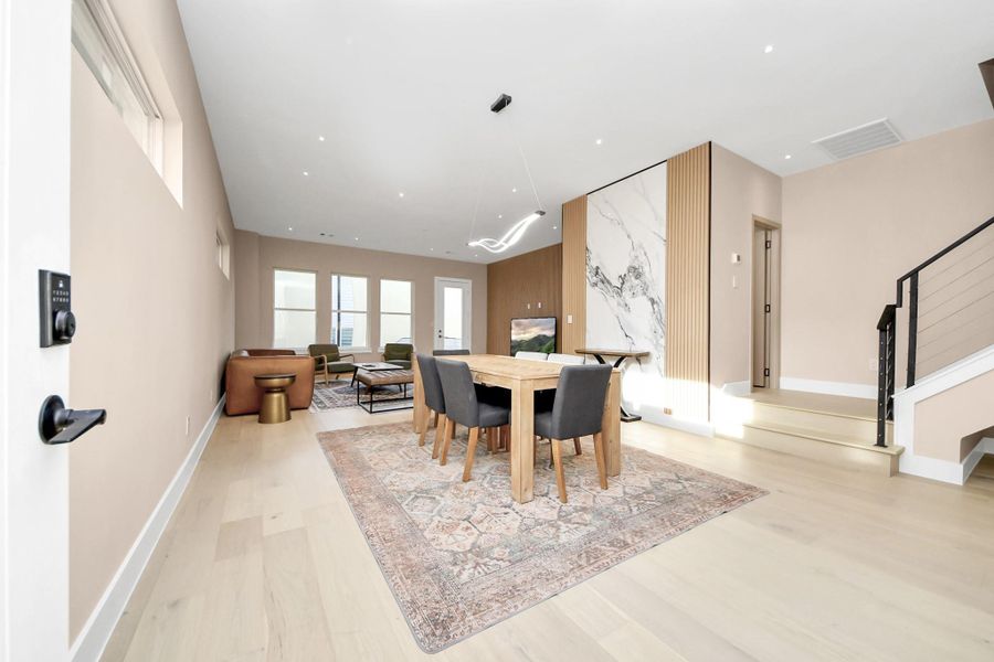 Furnished interior view inside a new home in , Houston (Image 17). Furnished interior view inside a new home in , Houston (Image 17).