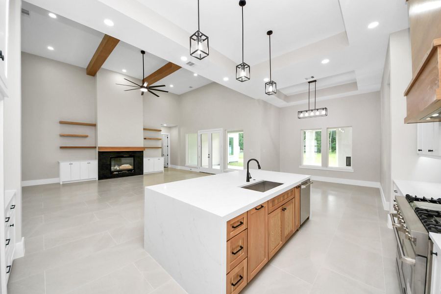 Furnished interior view inside a new home in , Porter (Image 17).