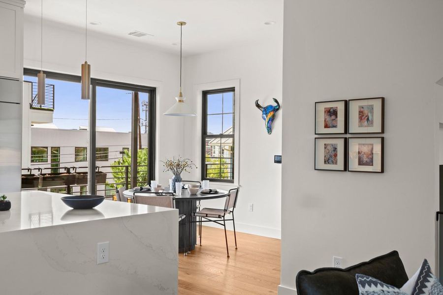 Furnished interior view inside a new home in , Austin (Image 32).