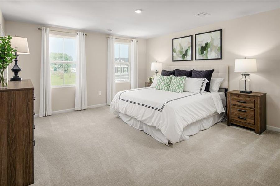 Furnished interior view inside a new home in Summertree, Stone Mountain (Image 10).