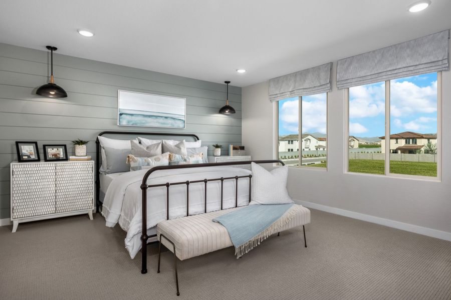 Primary Bedroom | Lumia | Mandarin at Citrus Park | New Homes in Goodyear, AZ | Landsea Homes