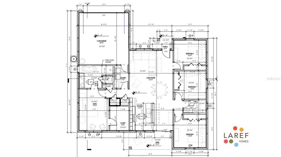 2D floor plan layout of this home in , Ocala, FL (Image 3).