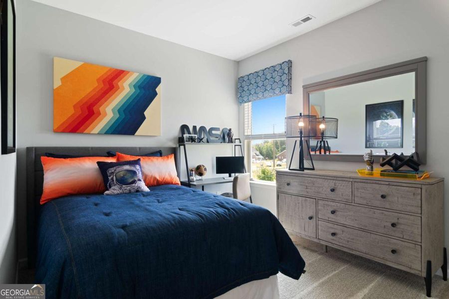 Furnished interior view inside a new home in Bryson Farms, Byron (Image 20). Furnished interior view inside a new home in Bryson Farms, Byron (Image 20).