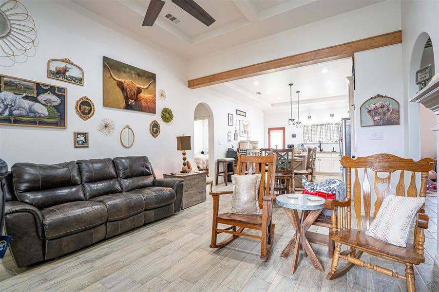 Furnished interior view inside a new home in , Granbury (Image 8). Furnished interior view inside a new home in , Granbury (Image 8).