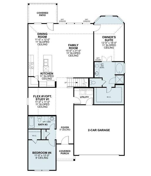 2D floor plan layout of this home in Lago Mar, Santa Fe, TX (Image 4). 2D floor plan layout of this home in Lago Mar, Santa Fe, TX (Image 4).