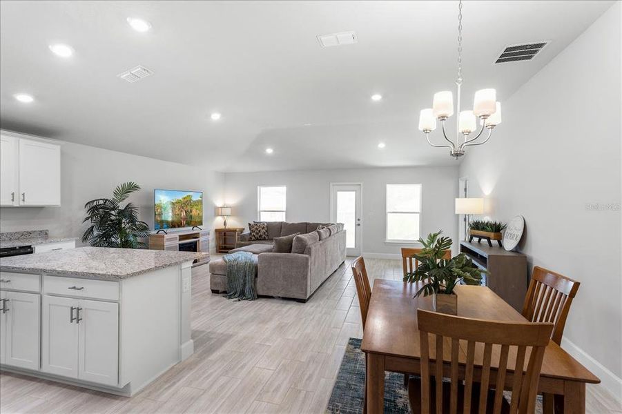 Furnished interior view inside a new home in Abbey Glen, Dade City (Image 9).